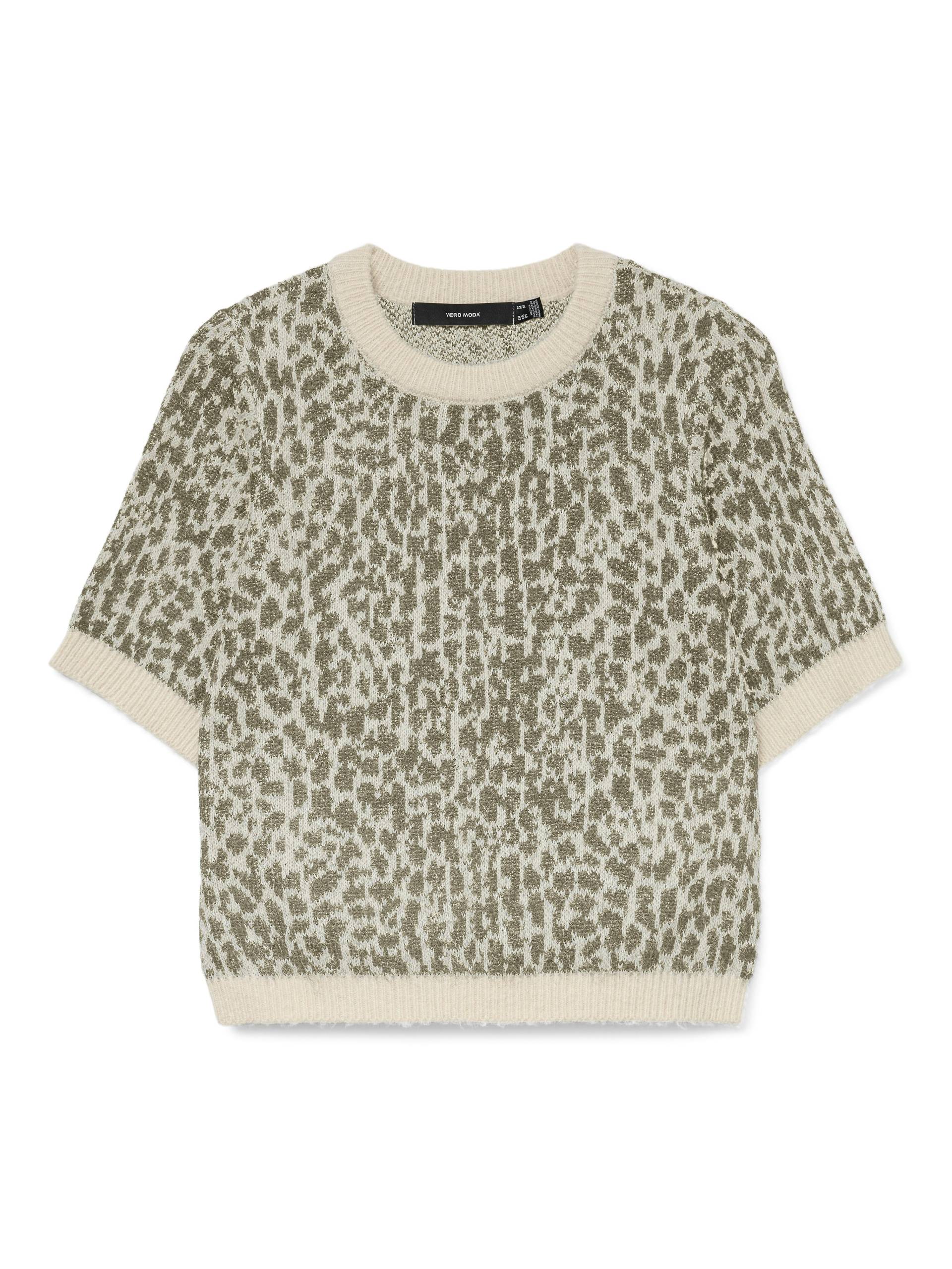 VERO MODA - VMWOW 2/4 O-NECK PULLOVER birch - Gr. - M von VERO MODA