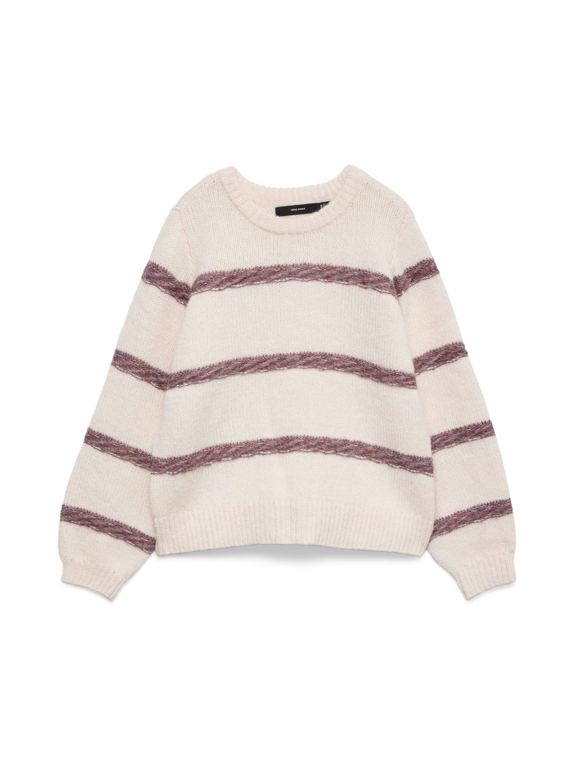 VERO MODA - VMZADA LS O-NECK PULLOVER pink dogwood - Gr. - XL von VERO MODA