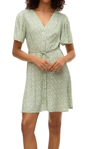 VERO MODA Vmalba Ss Short Dress WVN Ga Noos von VERO MODA