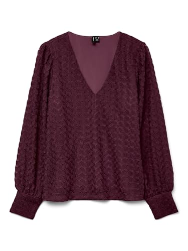 VERO MODA Vmbecca Ls V-Neck Lace Top JRS Noos VERO MODA Vmbecca Ls V-Neck Lace Top JRS Noos von VERO MODA