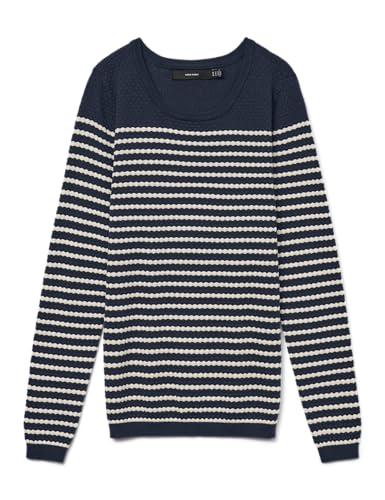 VERO MODA Vmcare Structure Ls O-Neck Blou Noos von VERO MODA