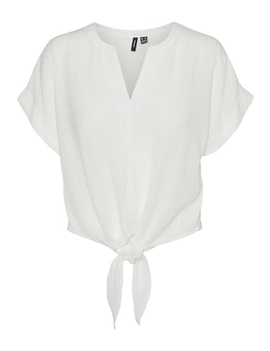 VERO MODA Vmgabbi Ss Cropped Tie Top WVN Ga von VERO MODA