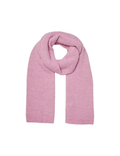 VERO MODA VMGILA Rib Scarf NOOS Schal, Fuchsia Pink/Detail:White Melange, ONE Size von VERO MODA
