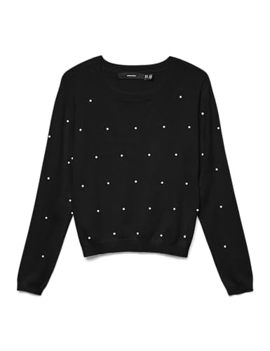VERO MODA Vmglory Pearl Ls O-Neck Pullover Boo von VERO MODA