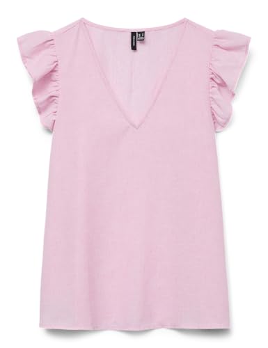 VERO MODA Vmjanie Flounce Ss Top WVN Ga von VERO MODA