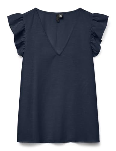 VERO MODA Vmjanie Flounce Ss Top WVN Ga von VERO MODA