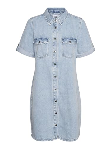 VERO MODA Vmjennie Ss Short Denim Dress Mix Noos von VERO MODA