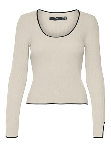VERO MODA Vmjoan Ls U-Neck Short Pullover Boo von VERO MODA