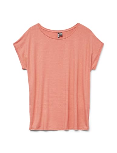 VERO MODA Vmlava Glitter Ss Top Stripe Ga JRS Noos von VERO MODA