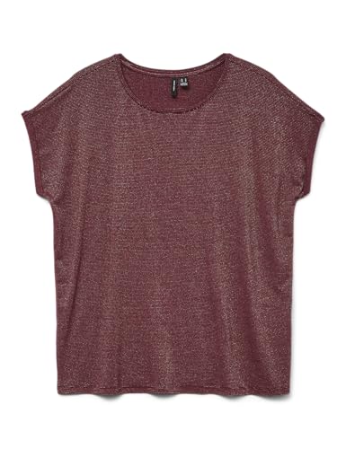 VERO MODA Vmlava Glitter Ss Top Stripe Ga JRS Noos von VERO MODA