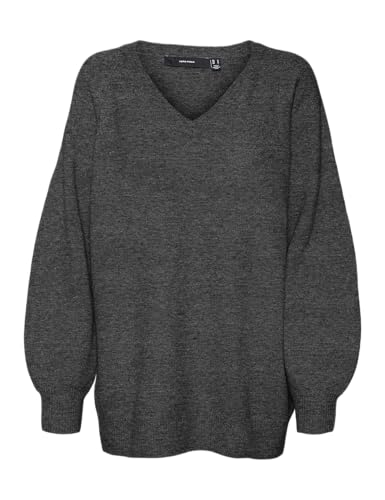 VERO MODA Vmleaf Ls Long V-Neck Pullover Noos von VERO MODA