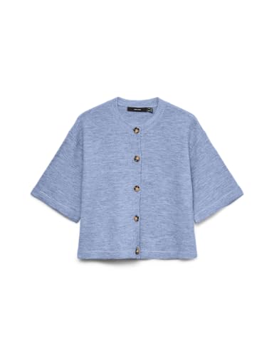 VERO MODA Vmlefile 2/4 O-Neck Button Cardigan Noos von VERO MODA