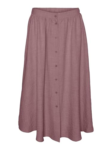 VERO MODA Vmmelaney H/W Button Calf Skirt WVN Ga von VERO MODA
