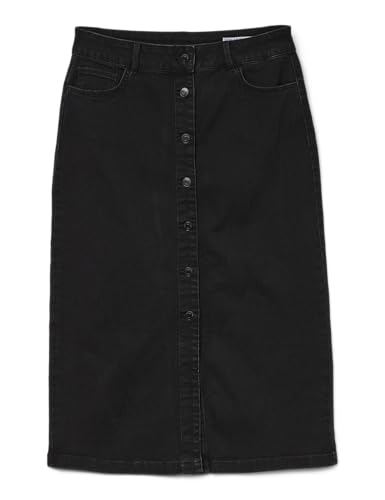 VERO MODA Vmnatty 7/8 Button Skirt DNM Mix Noos von VERO MODA