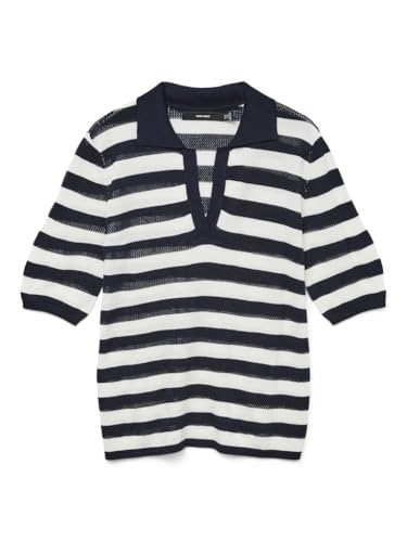VERO MODA Vmnewlexsun Mix 2/4 Poloneck Pullover Ga von VERO MODA