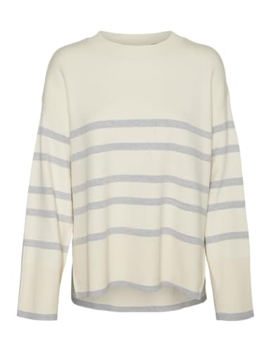 VERO MODA Vmsaba Ls O-Neck Stripe Pullover Ga Noos von VERO MODA