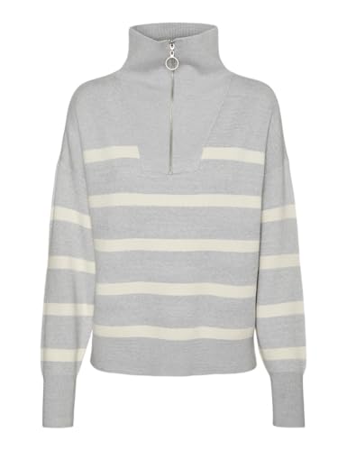 VERO MODA Vmsaba Stripe Ls Highneck Blouse Ga Noos von VERO MODA