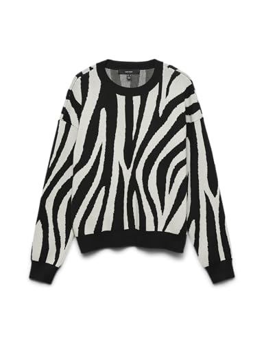 VERO MODA Vmsiljeanimal Ls O-NCK Pullover Ga Noos von VERO MODA