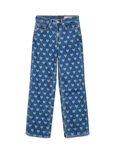 VERO MODA Vmtessa Hr Wide Jeans Print Ga von VERO MODA