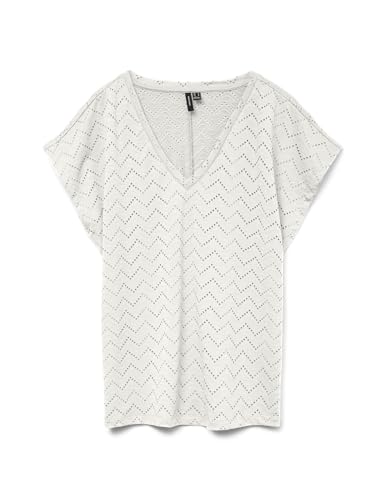 VERO MODA Vmthas Ss V-Neck Top JRS Ga Vo von VERO MODA