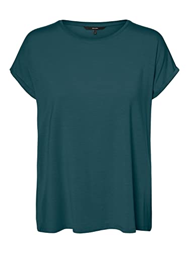 VERO MODA Women's VMAVA Plain SS TOP GAJRS NOOS Rock, Sun Kissed Coral, XS von VERO MODA