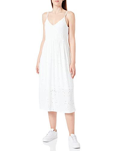 VERO MODA Women's VMCAMIL Singlet Calf Dress JRS Kleid, Snow White, L von VERO MODA