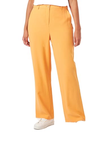 VERO MODA Women's VMCARMEN HR Straight Pant NOOS Hose, Mock Orange, XLW / 32L von VERO MODA