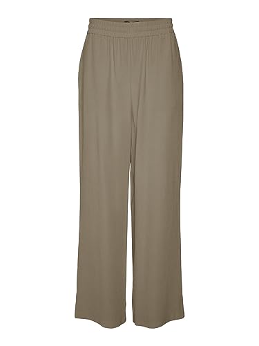 VERO MODA Women's VMCARMEN HR Wide pull-on Pant NOOS Hose, Cub, M/34L von VERO MODA