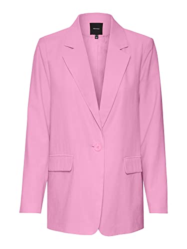 VERO MODA Women's VMCARMEN LS Loose NOOS Blazer, Bonbon, XS von VERO MODA