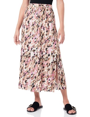 VERO MODA Women's VMEASY Maxi Skirt R1 WVN GA Rock, Tigers Eye/AOP:Ina, XS von VERO MODA