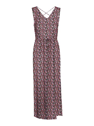 VERO Moda Damen Vmeasy Sl Tank Maxi Dress R1 WVN Ga Kleid, Georgia Peach/AOP:Cille, S EU von VERO MODA