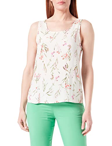 VERO MODA Women's VMEASY SL Tank R1 WVN GA Top, Beige (Birch/Aop:mila), M von VERO MODA