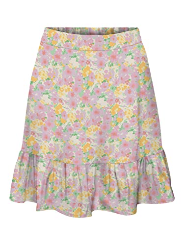 VERO MODA Women's VMEMMA Henna H/W Short Skirt WVN GA Rock, Birch/AOP:Asta Flower, L von VERO MODA