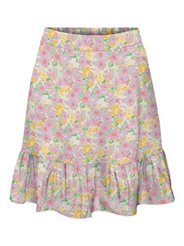 VERO Moda Damen Vmemma Henna H/W Short Skirt WVN Ga Rock, Birch/AOP:asta Flower, M EU von VERO MODA