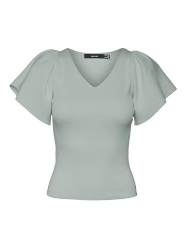 VERO MODA VMGINNY SS V-Neck Pullover NOOS von VERO MODA