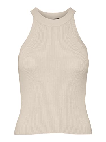 VERO MODA Damen Vmgold Rib Tank Top Pullover, Birch, XS EU VERO MODA Damen Vmgold Rib Tank Top Pullover, Birch, XS EU von VERO MODA