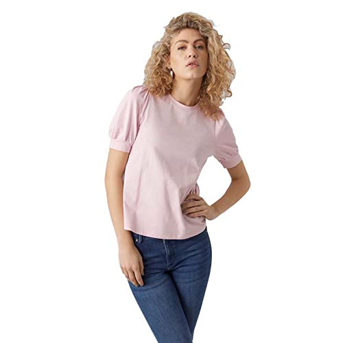 Vero Moda Damen VMKERRY 2/4 O-Neck TOP VMA NOOS Shirt, Parfait Pink, M von Vero Moda