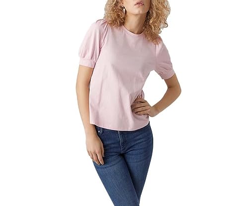 Vero Moda Damen VMKERRY 2/4 O-Neck TOP VMA NOOS Shirt, Parfait Pink, XL von VERO MODA