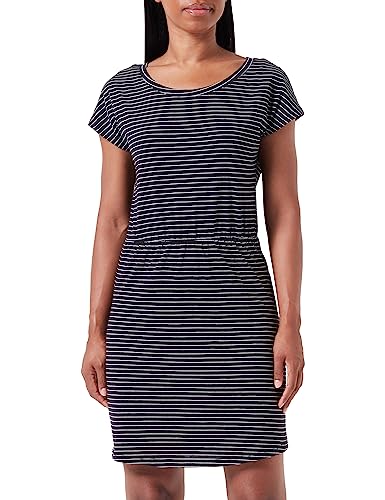 VERO MODA Damen Vmluna Ss Short Dress Noos Kleid, Black Rebecca SN, L von VERO MODA