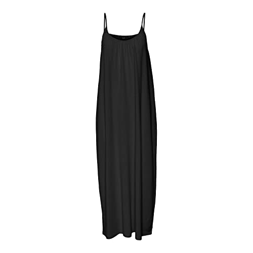 Vero Moda Damen Vmluna Noos Singlet Ankle Dress, Schwarz , XL von VERO MODA