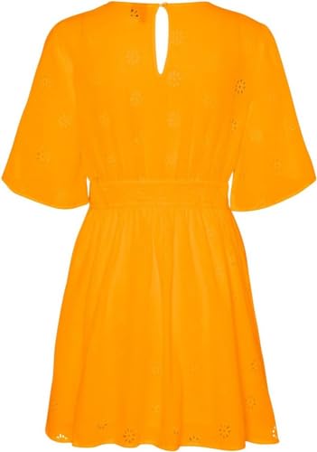 Vero Moda Women's VMMAJA 2/4 Mini Dress WVN Kleid, Radiant Yellow, M von VERO MODA