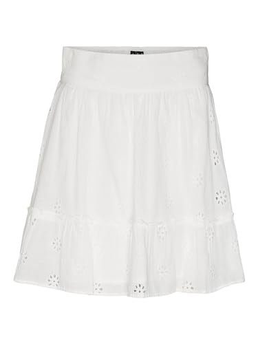 Vero Moda Women's VMMAJA HW Skirt WVN Rock, Snow White, L von VERO MODA