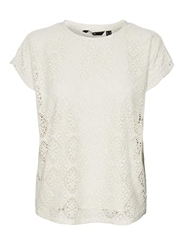 Vero Moda Women's VMMAYA SS Wide JRS Top, Birch, S von VERO MODA