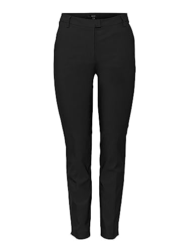 VERO MODA Women's VMMILLE MR Slim Pant NOOS Hose, Black, 30W / 34L von VERO MODA