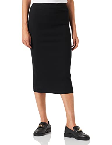 VERO MODA Women's VMMLAVENDER HW Pencil Skirt VMA E. NOOS Keine Angabe, Schwarz, L von VERO MODA