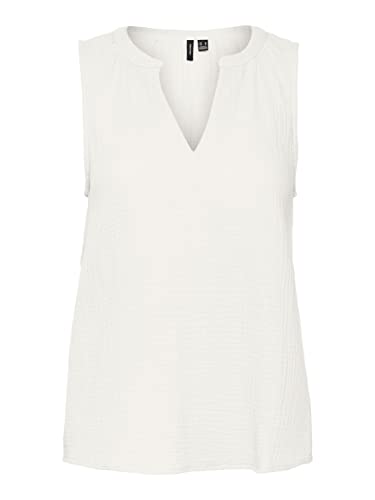 VERO MODA Damen Vmnatali Nia Sl WVN Top, Snow White, M EU VERO MODA Damen Vmnatali Nia Sl WVN Top, Snow White, M EU von VERO MODA