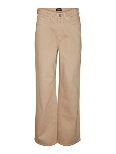 VERO MODA Women's Vmtessa Hr Straight Color Ga Noos Jeans, Silver Mink, 29/32 VERO MODA Women's Vmtessa Hr Straight Color Ga Noos Jeans, Silver Mink, 29/32 von VERO MODA