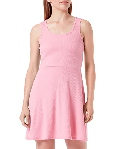 Vero Moda Women's VMTICA SL Mini JRS Dress, Prism Pink, L von VERO MODA