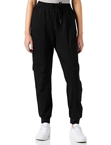 Vero Moda Womens VMEVA HR Cargo String Pant Lässige Hose, Black, S/32 von VERO MODA