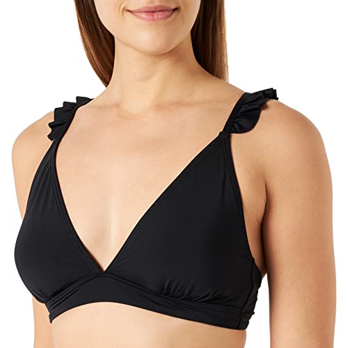 Vero Moda Womens VMMELODI Swim TOP Bikini, Black, M von VERO MODA